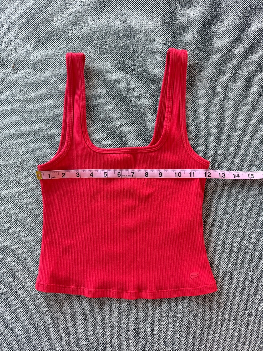 Ribbed Scoop Tank Trio - Red, Gray, Blue - Picture 12 of 13